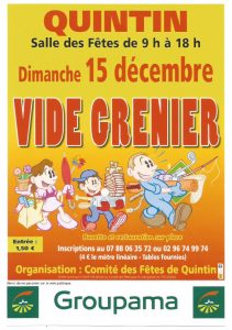 Vide grenier du Comité des fêtes